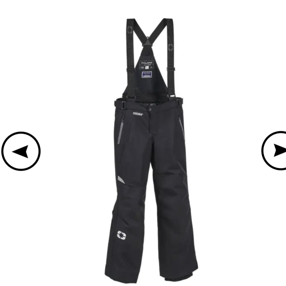 Polaris youth Switchback Winter snowpants, Youth Large, New
